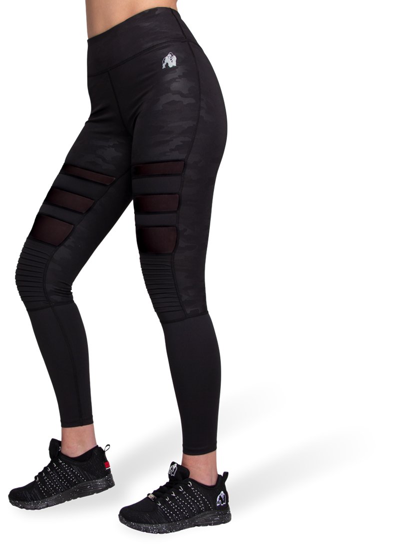 Savannah Biker Tights – Black Camo